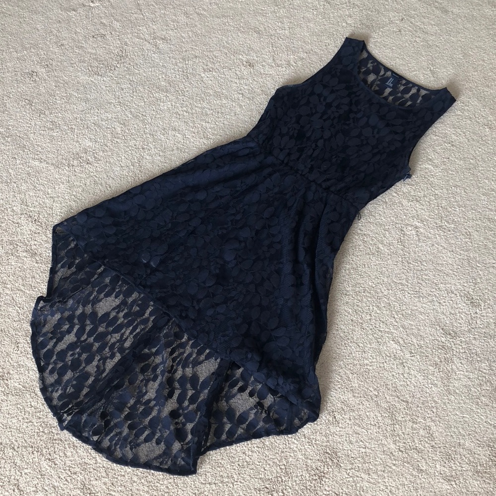 Dress with see-through back